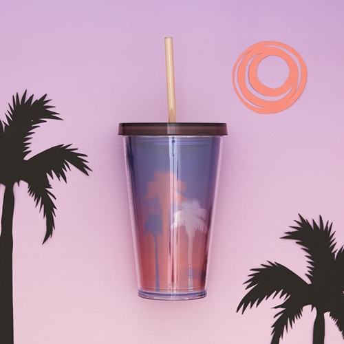 Palm Trees Cold Cup
