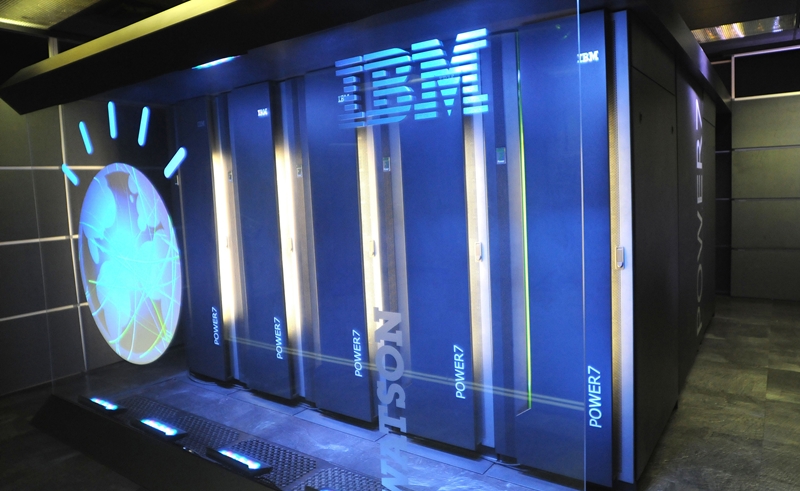 This undated photo provided by International Business Machines Corporation (IBM) shows Watson, powered by IBM POWER7, is a work-load optimized system that can answer questions posed in natural language over a nearly unlimited range of knowledge.(AP Photo/IBM Corporation)