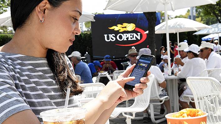IBM at US Open in Flushing, NY Thursday, August 25, 2016. (Jon Simon/Feature Photo Service for IBM)