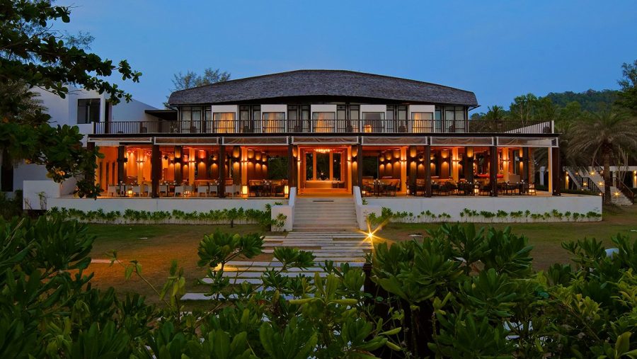 อาณาบริเวณของ Twin Lotus Resort ที่เกาะลันตา // ภาพจาก www.twinlotusresort.com