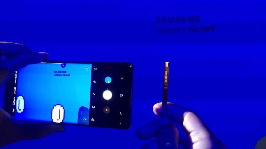 ทดลองถ่ายรูปผ่าน S Pen ใหม่ใน Samsung Galaxy Note9
