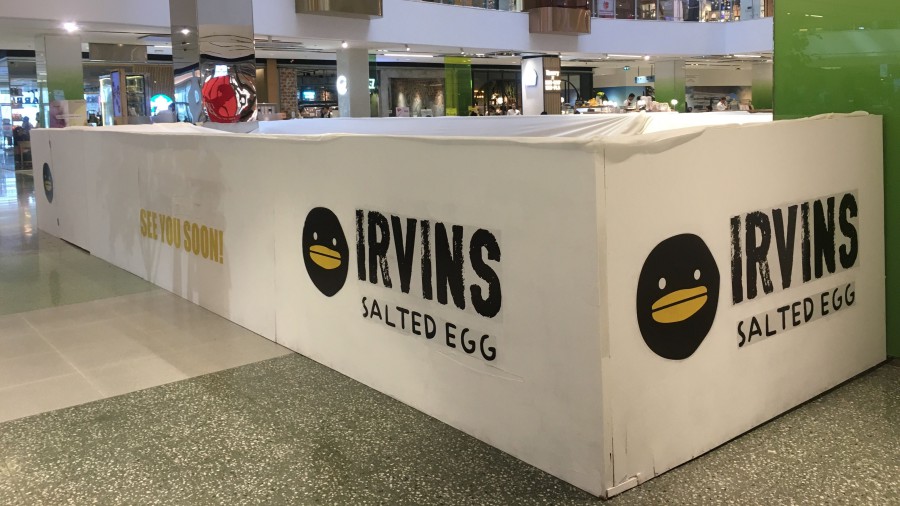 ร้าน Irvins Salted Egg หนังปลาทอดรสไข่เค็ม ชั้น 3 เซ็นทรัลเวิลด์