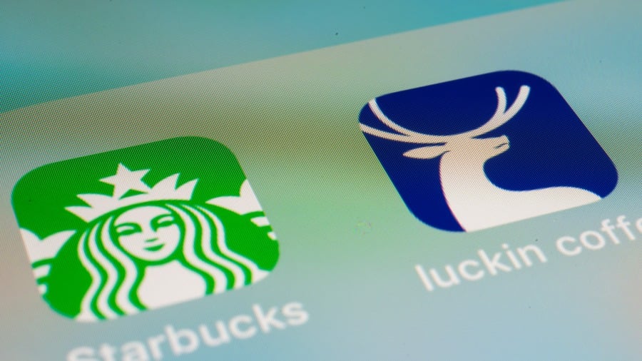 Starbucks VS Luckin Coffee กาแฟ จีน