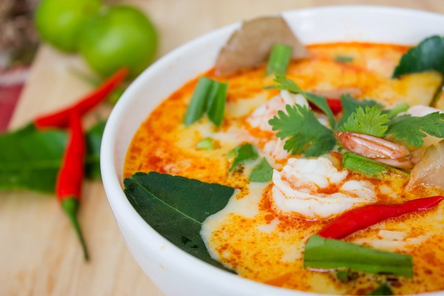 Tom Yum ต้มยำกุ้ง อาหารไทย ซีฟู้ด Seafood Thai Cuisine