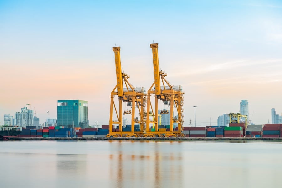 Bangkok Port Container