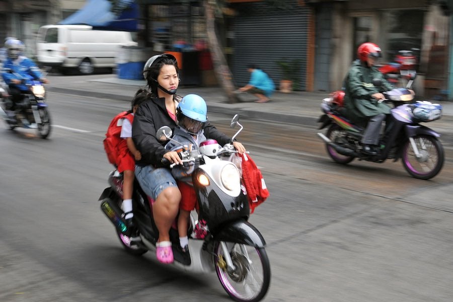 Bangkok Family Motorcycle