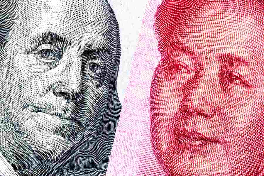 CNY Yuan Renminbi US dollar